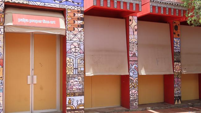 The letter said facilities in the heart of Todd Mall were ‘very much needed’. Pictured: several buildings in Todd Mall boarded up earlier this year.