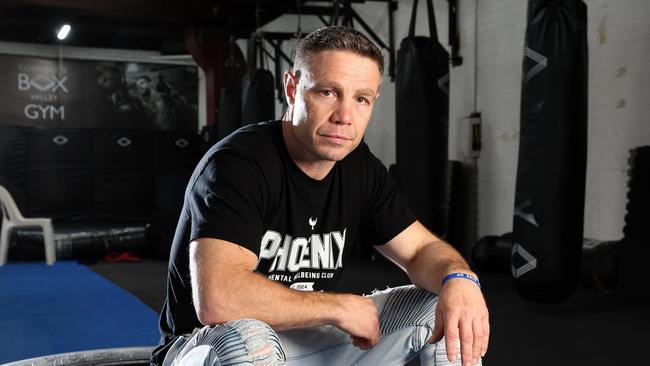 Boxer Michael Katsidis, Corporate Boxing Gym, Fortitude Valley. Picture: Liam Kidston