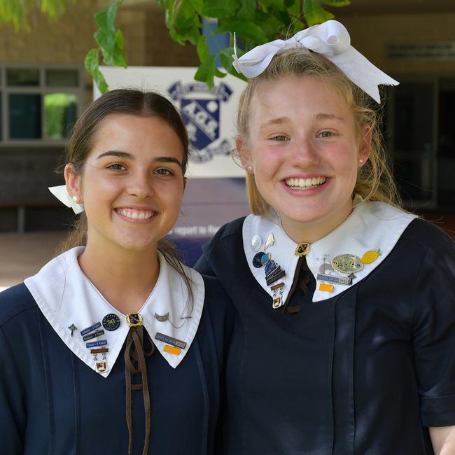 Paris Teevan (Vice Captain) and Lilyan Sullivan (School Captain).