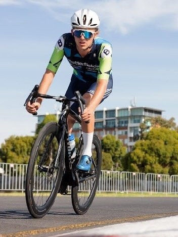 The teen had just been selected to race in the SuperSeries as part of the Van D’am Racing team and was training for the Road Nationals in Perth in January. Picture: Supplied