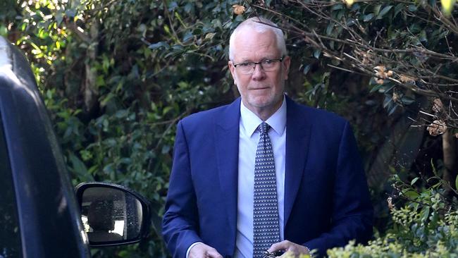 Justin Milne leaves  a Rozelle address .pic John Grainger