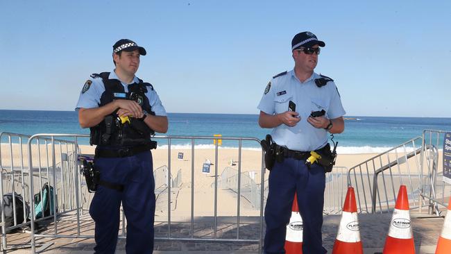 Police have been strictly enforcnig the public health order, which allows on the spot $1000 fines. Picture: Matrixnews