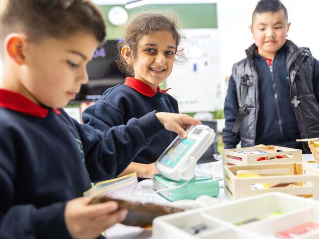 There are 21 children enrolled in the 3 and 4-year-old Early Education Program, while 40 students attend the primary school. Picture: Mark Stewart