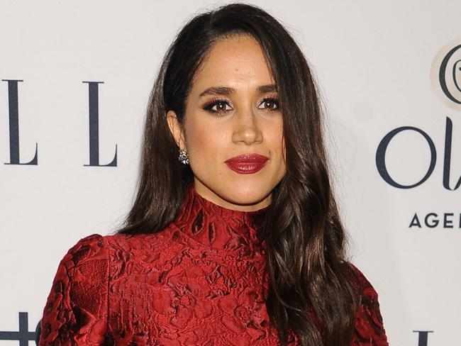 Actress Meghan Markle arrives at "ELLE'S 6th Annual Women In Television Dinner" held at the Sunset Tower. (Photo by Frank Trapper/Corbis via Getty Images)