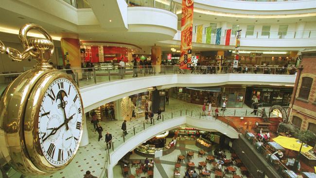 Daimaru department store in Melbourne Central shopping centre in 2001.