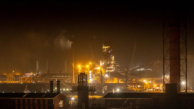 The Whyalla Steelworks and smelter facility. Picture: Ben Clark