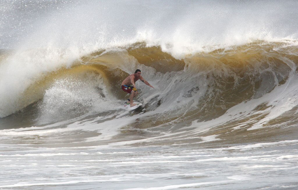 Alexandra Headland gets good lefts and rights for longboarders and shortbaorders alike. Picture: Nicholas Falconer
