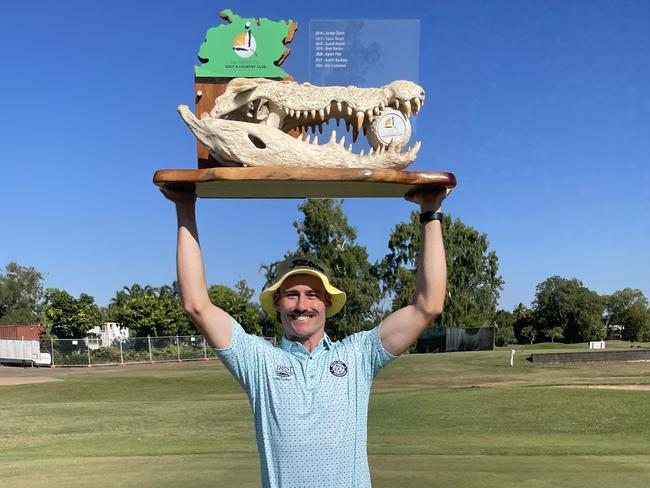 NT PGA Championship winner Daniel Gale. Picture: Max Hatzoglou