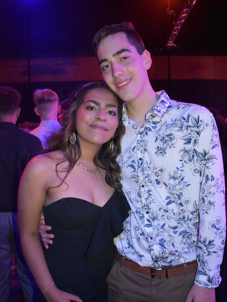 Brinda Kumar and Phillip Reid, of St Patrick's College Mackay, at Mocktail 2021. Picture: Tara Miko