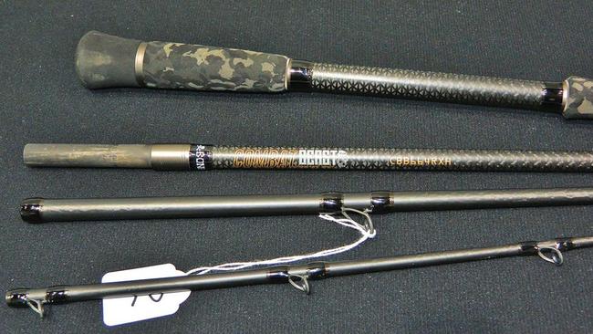 Wilson’s Bone Combat Beast Travel Rod comes in four sections and is versatile plus.