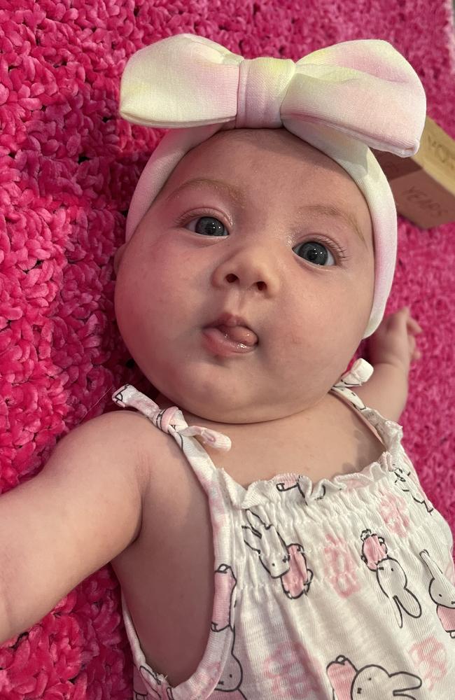 The Queensland Times Cutest Ipswich Summer Baby 2022 competition: “Baby Liylah McClelland being her cheeky self.” Picture: Marian Tillett