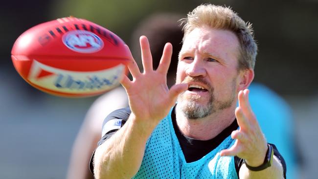 Nathan Buckley’s time at Collingwood will soon be over. Picture: Alex Coppel