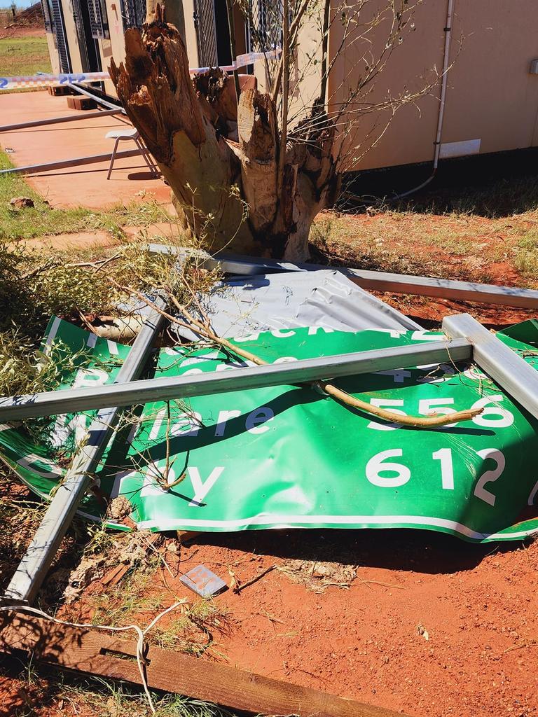 ‘This road sign used to be 5km from our Roadhouse’ said Pardoo Roadhouse on their Facebook page.