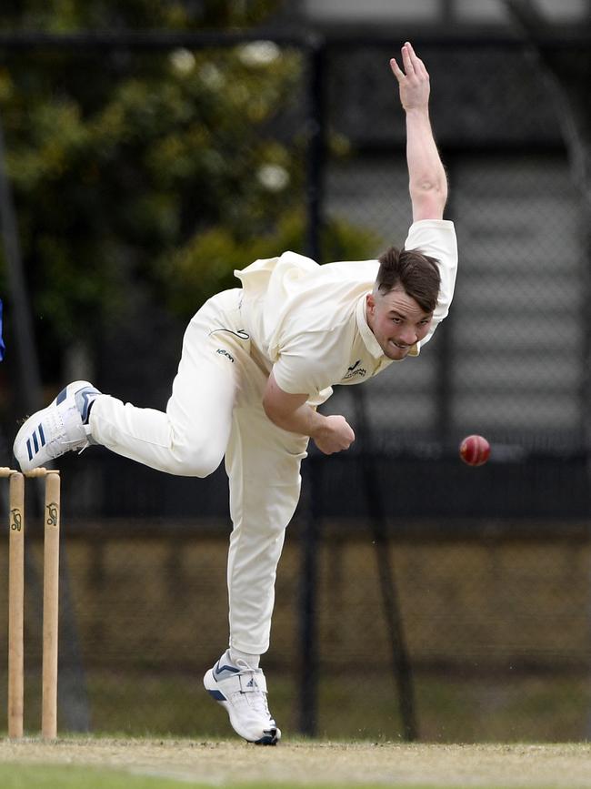 Victorian recruit Sam Harbinson nearly dragged University across the line against Kingborough last week. Picture: Andy Brownbill