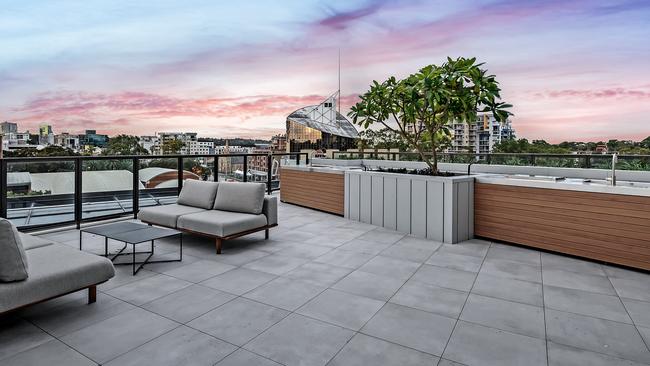 Views from the deck of the penthouse at 4602/12 Phillip St, Parramatta.