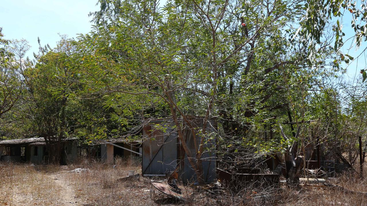 A shack at The Bend on the Coen river understood to be the usual residence of the last person to see Allison Bernard alive. Picture: Peter Carruthers