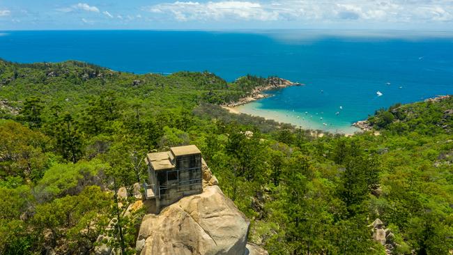 Remnants of Magnetic Island’s role in Australia’s World War II defences. Picture: TEQ