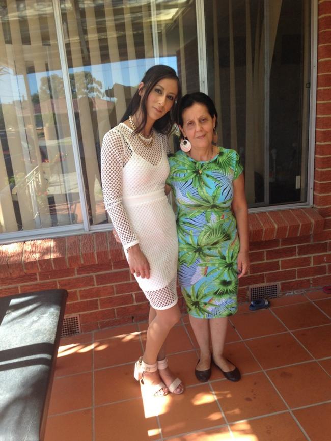 Maryam Hamka with her mother Susan. Picture: Supplied