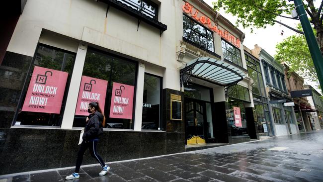 Melbourne’s Bourke Street dining institution Grossi Florentino. Picture: NCA NewsWire / Andrew Henshaw