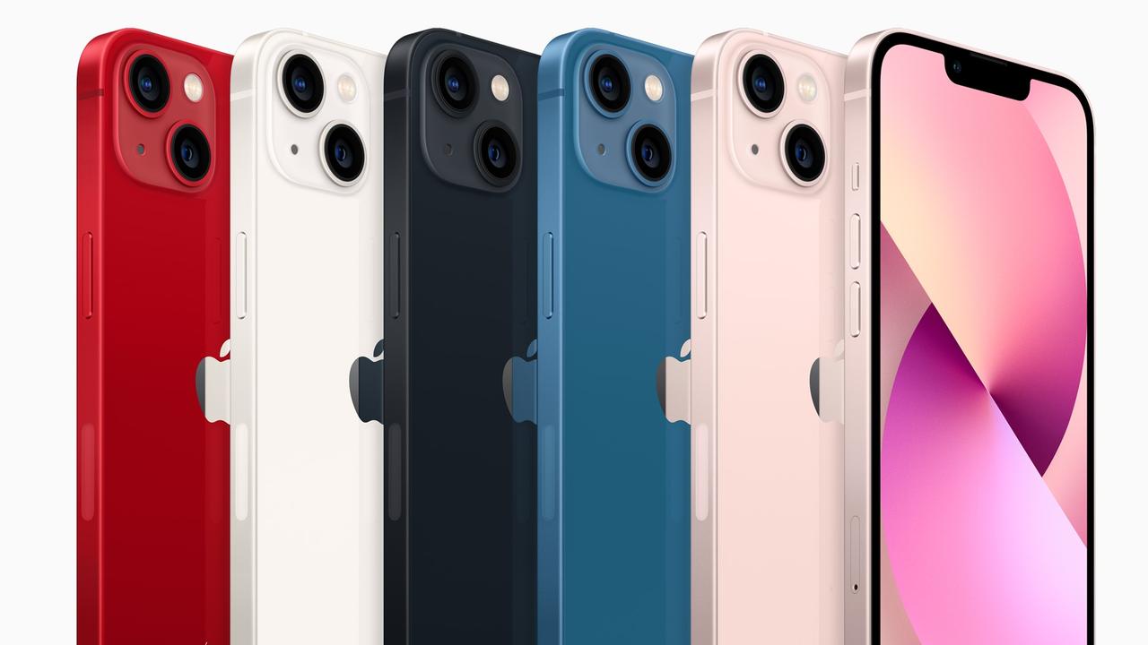 Apple's iPhone 13 comes in five colourways.