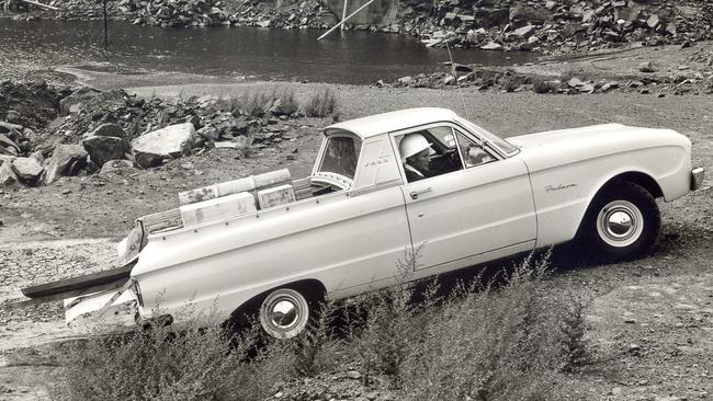 The original XK Ford Falcon ute series, released in 1961. Picture: Supplied