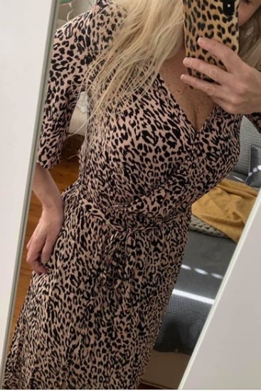 Kmart store wrap dress