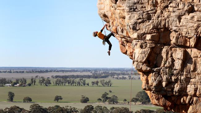 An Indigenous group is demanding the Allan Government cease public talks over the future of climbing at Mt Arapiles. Picture: David Geraghty