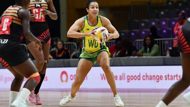 Ash Brazill of Australia during the Netball World Cup