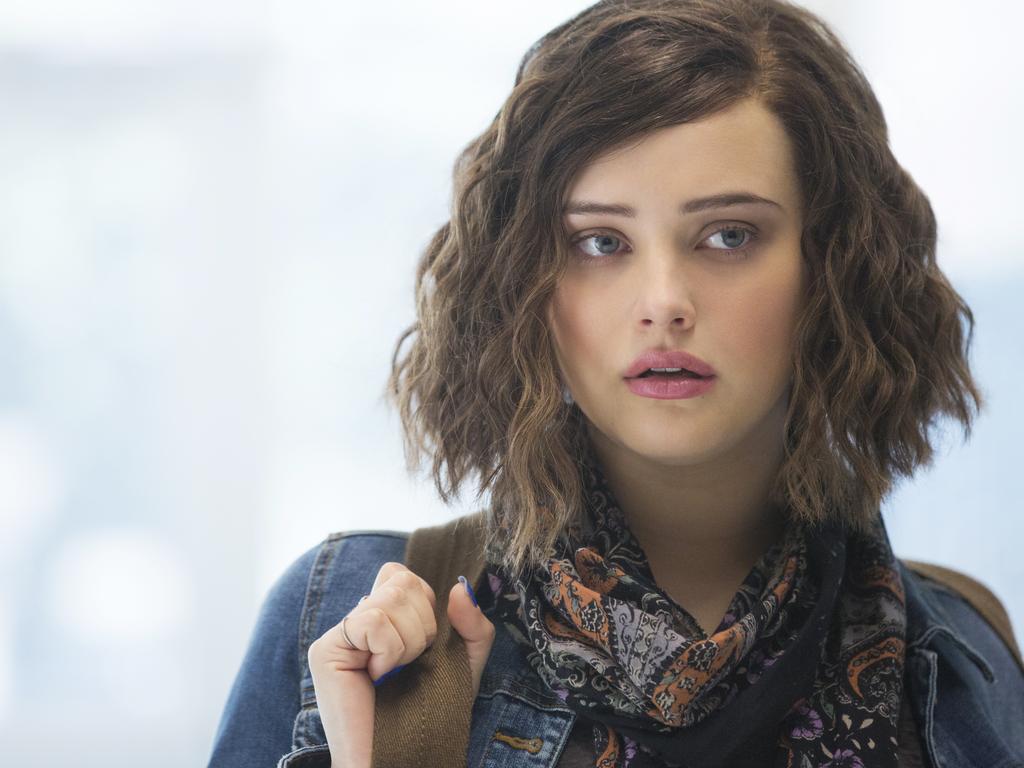 Australian actor Katherine Langford in a scene from 13 Reasons Why.