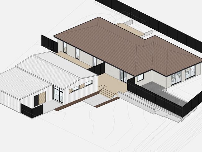 Render of the new $1.2m TEDS Northern hub at Prospect Vale. Picture: Edwards & Simpson