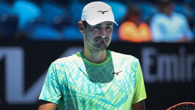 And so is Bernard Tomic. Picture: David Caird