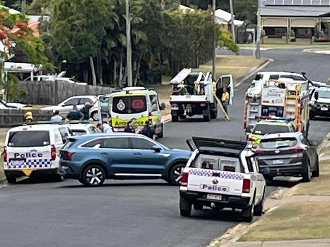 Emergency incident at Hervey Bay on Thursday, November 24. Photo: Contributed.