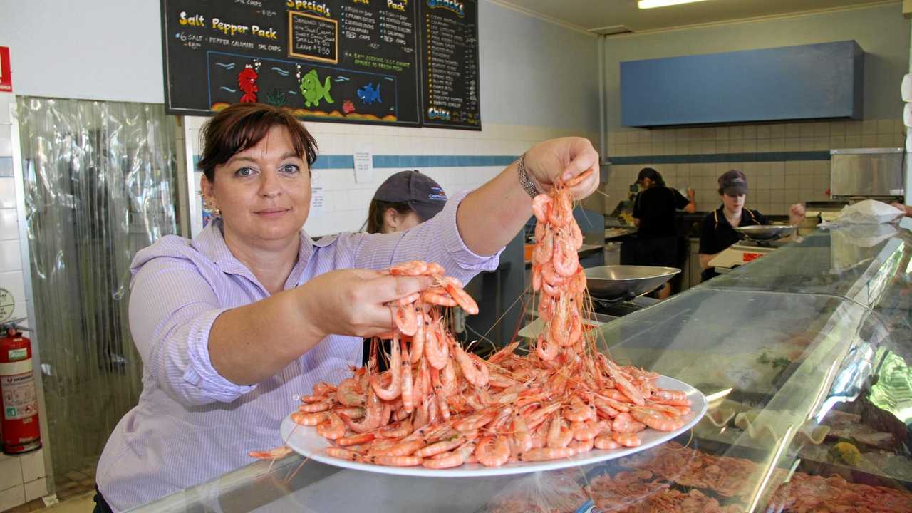 Clarence Valley prawns have fans all the way in Brazil. Picture: Rodney Stevens