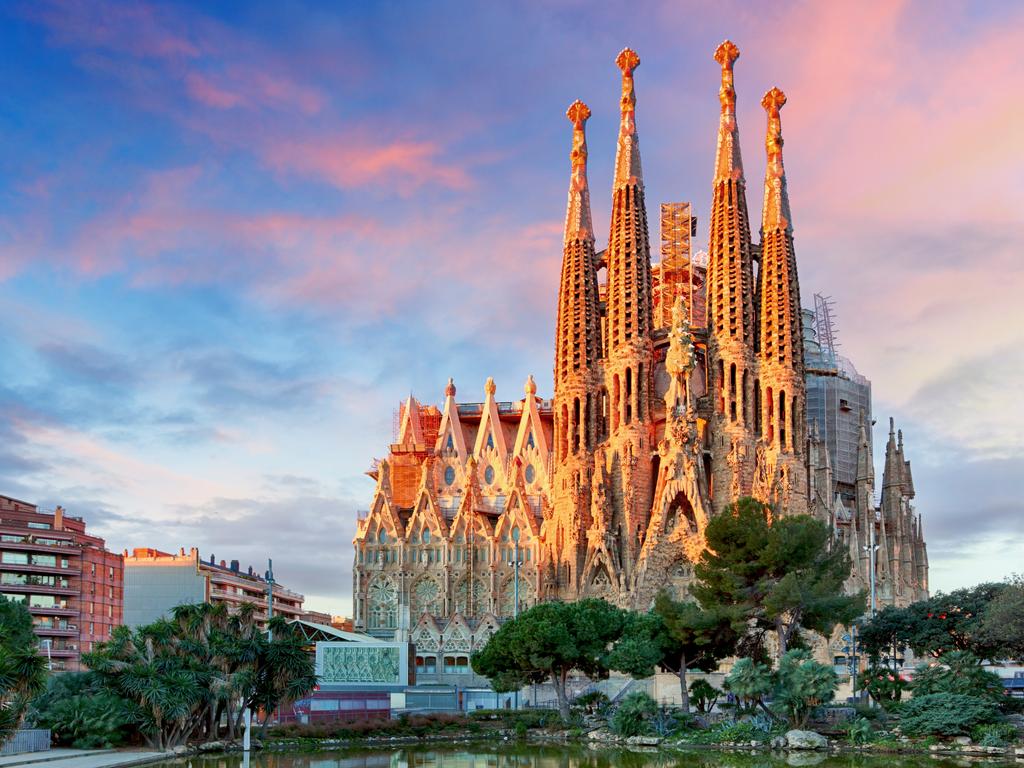 Sagrada Familia basilica in Barcelona.