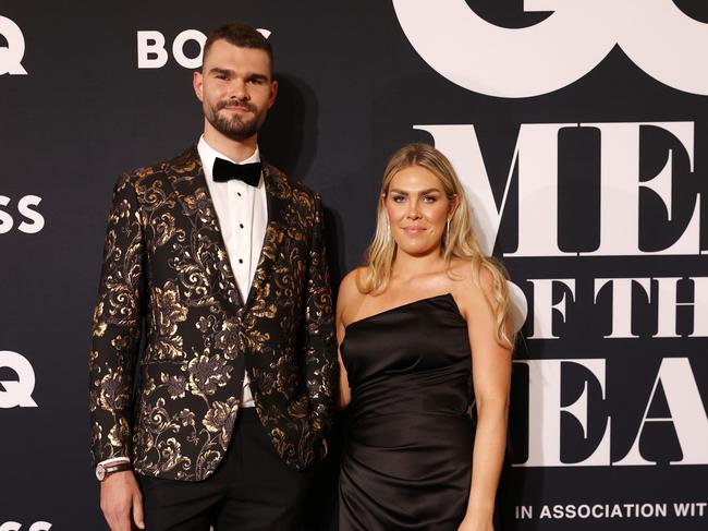 Isaac Humphries and sister Claudia. Picture: Jonathan Ng