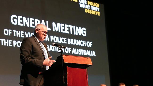 Police Association of Victoria secretary Ron Iddles. Picture: Ian Currie