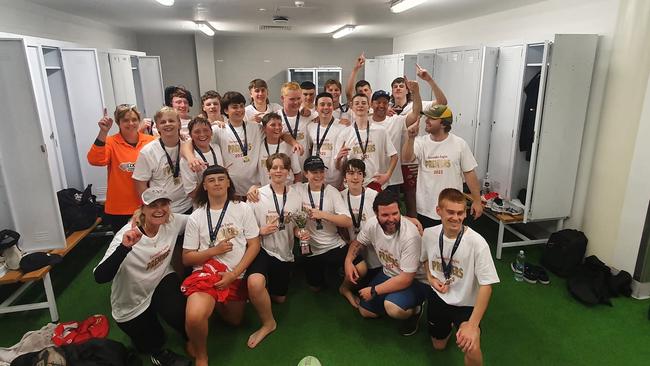 Currumbin's under-15s division 3 winning team. Picture: Currumbin Eagles Facebook