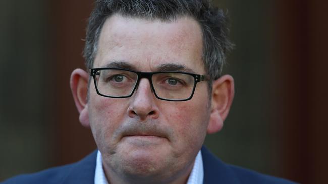 Daniel Andrews has apologised after ‘absolutely disgraceful behaviour’ within the Labor Party was exposed in a scathing IBAC report. Picture: David Crosling