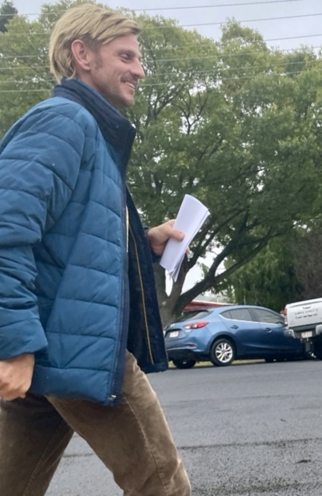 Brenton Robert Martin outside Warwick Magistrates Court on May 16, 2024 (Photo: NRM)