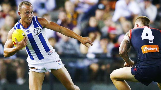 Ex-Hawk Billy Hartung in his new colours. Picture: Getty