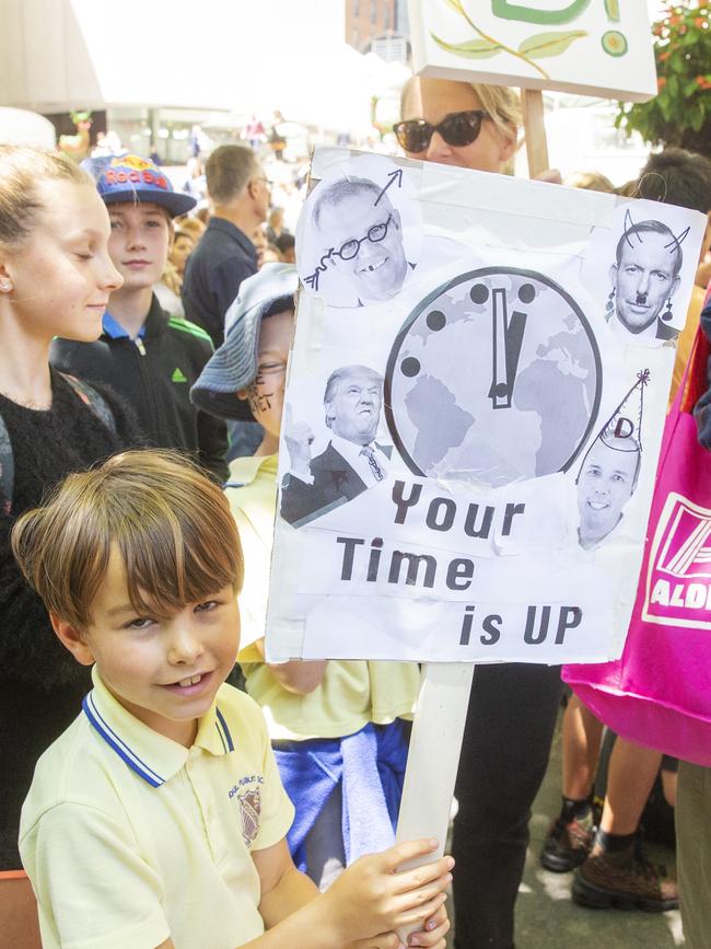 School children get their point across