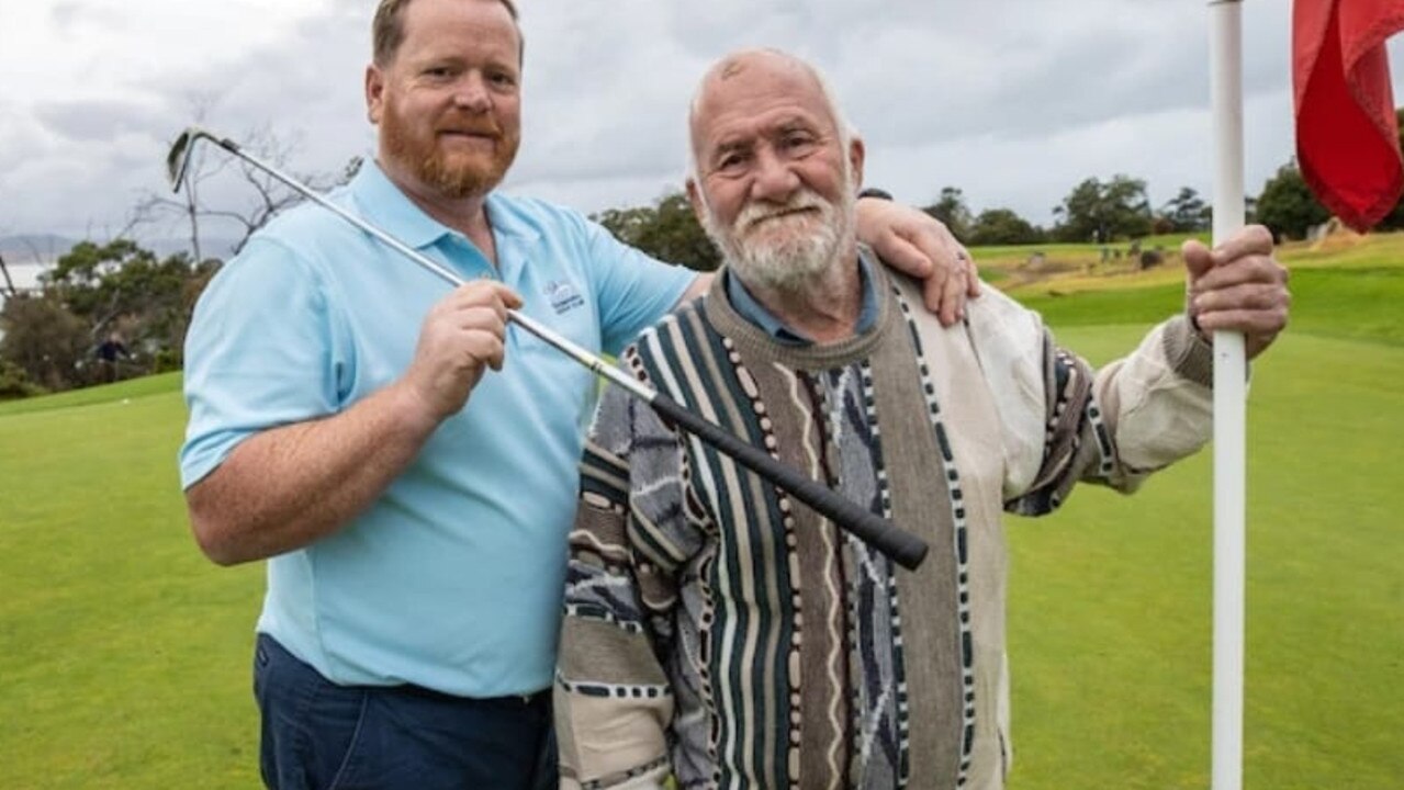 Graham with his son Glen. Pictures: Facebook.