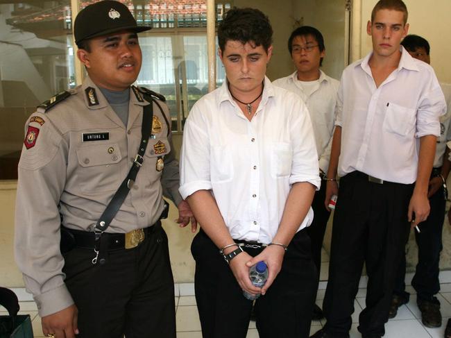 Renae Lawrence, Matthew Norman  and Si Yi Chen during the court hearing in 2005.