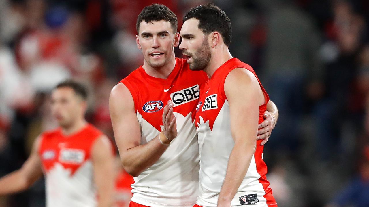 Tom and Paddy McCartin are the linchpins of Sydney’s backline. Picture: Getty Images