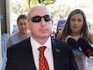 First Class Constable Julian Donohoe leaving Fremantle court after facing charges over an assault incident in Fremantle in September 2017. Picture: Mogens Johansen.