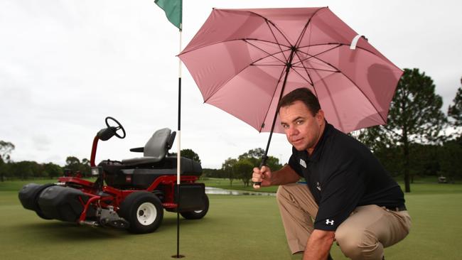 Royal Pines manager Gavin Kirkman at the golf course.