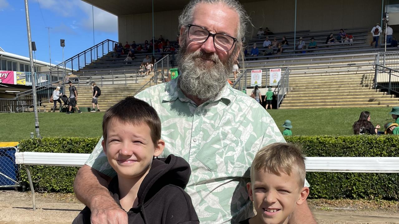L-R: Eva, Richard and Danny Bell at the Gympie Show 2025.