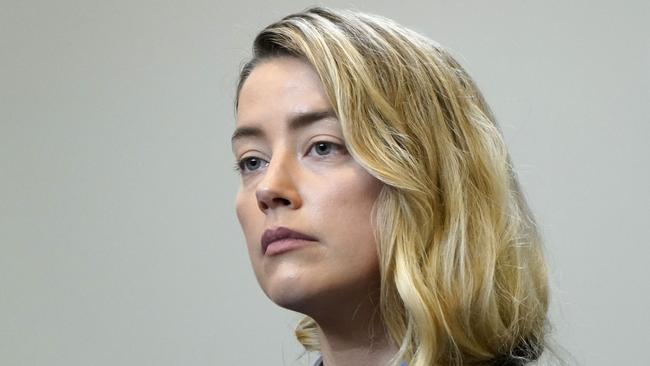 US actress Amber Heard returns to the courtroom after a lunch break.