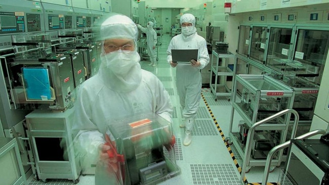 Intel is the only US-based company capable of competing with Taiwan Semiconductor Manufacturing, and it is struggling to do so. Picture: Taiwan Semiconductor Manufacturing Co Ltd