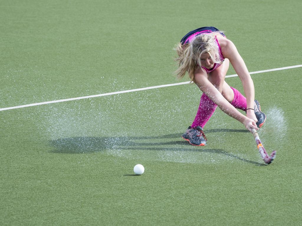 Jessica Wallace for Toowoomba 2 against Townsville in Hockey Queensland Championships at Clyde Park, Saturday, May 1, 2021. Picture: Kevin Farmer